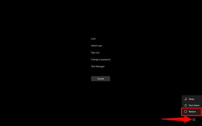 Reboot-Using-Shortcut-2-648x405 كيفية فرض إغلاق برنامج في Windows 11