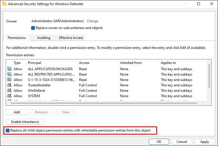 Replace-all-child-763x514 كيفية تعطيل برنامج Windows Defender في Windows 11