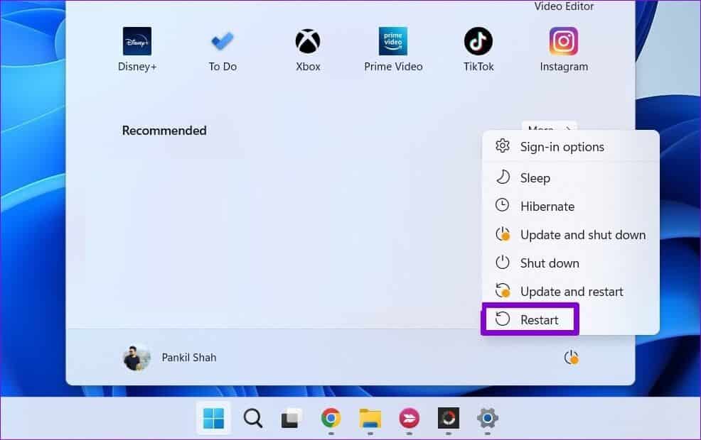 Restart-Windows-in-Safe-Mode-1-986x620 أفضل 6 طرق لإصلاح عدم استجابة خادم DNS على Windows 11
