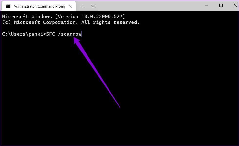 SFC-Scan-on-Windows-11-5-978x598 أفضل 6 طرق لإصلاح عدم عمل لوحة المفاتيح على الشاشة على Windows 11