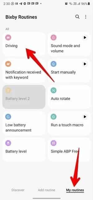 Samsung-My-ROutines-300x643 كيفية إيقاف تشغيل "عدم الإزعاج" أثناء القيادة