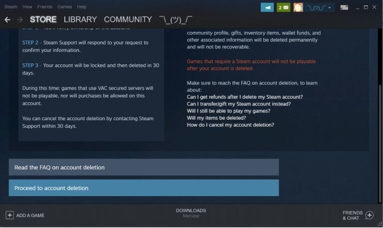 كيفية حذف حسابك على Steam نهائيًا - %categories