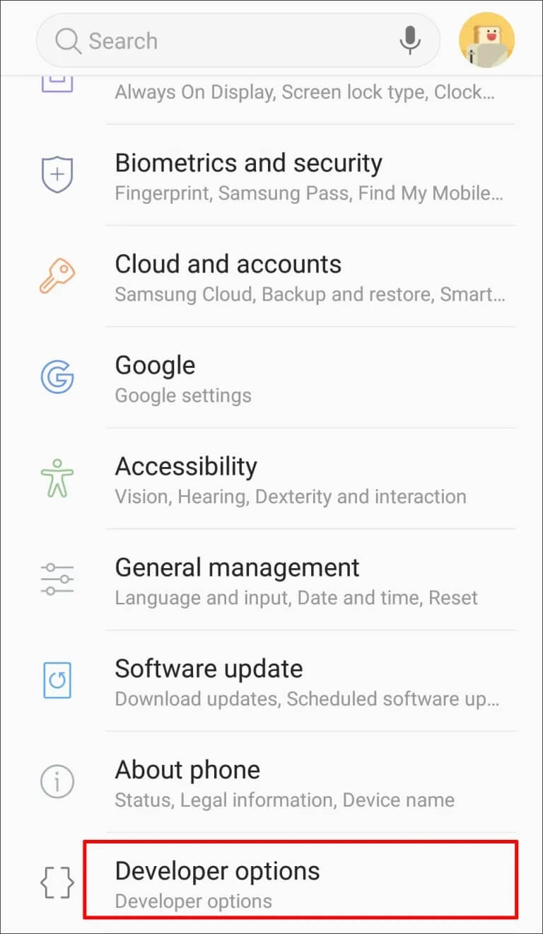 Screenshot_20210617-211933_Settings-768x1320 كيفية الوصول إلى هاتف Android بشاشة مكسورة