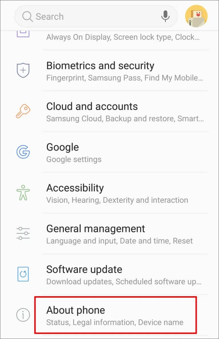 Screenshot_20210617-212018_Settings-768x1189 كيفية الوصول إلى هاتف Android بشاشة مكسورة