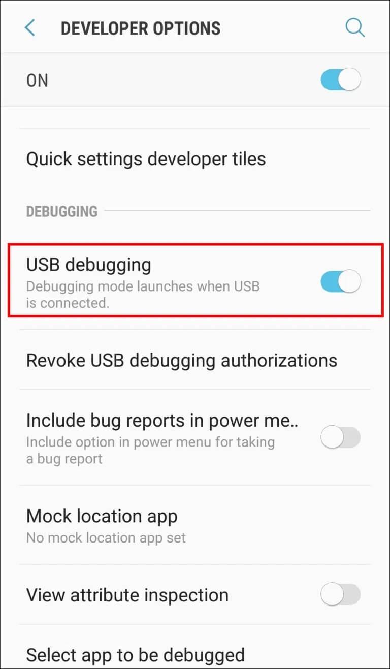 Screenshot_20210617-212040_Settings-768x1317 كيفية الوصول إلى هاتف Android بشاشة مكسورة