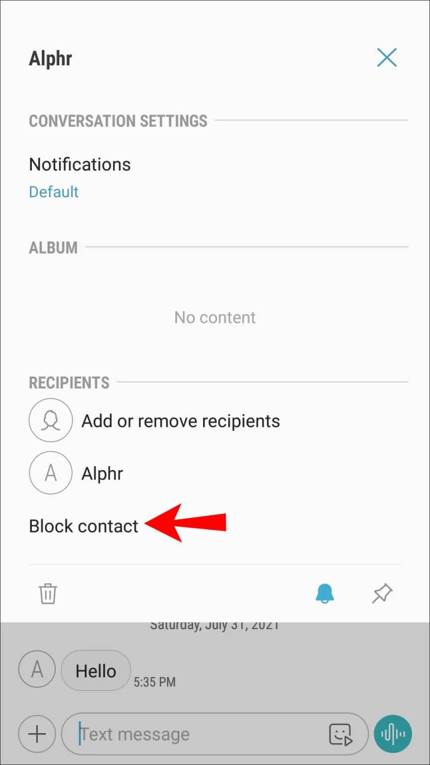Screenshot_20210731-173702_Messages-864x1536 كيفية حظر النصوص على جهاز Android