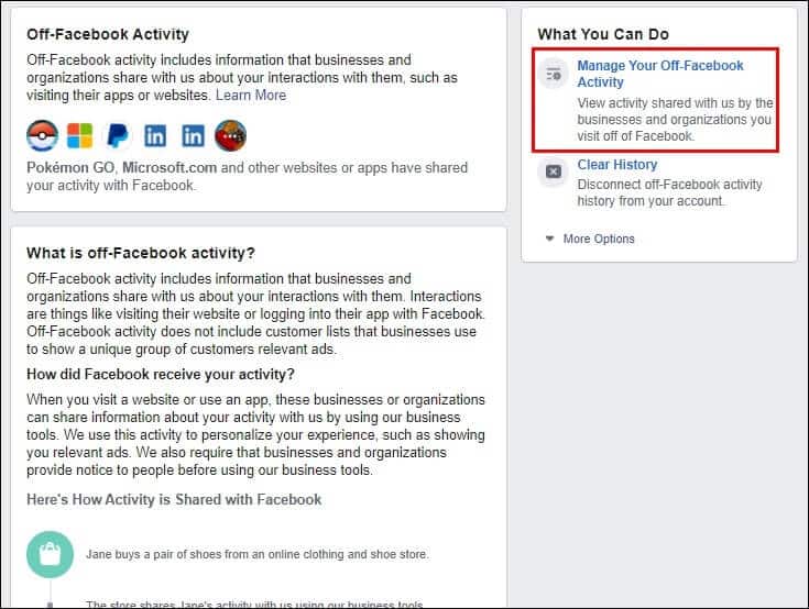 كيفية حذف جميع بيانات Facebook - %categories