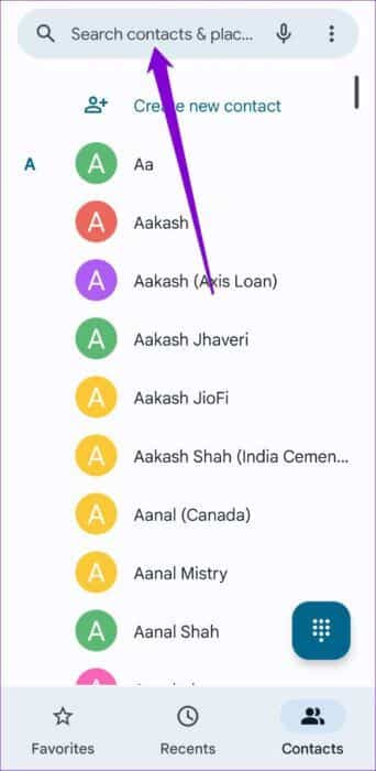 Search-Tool-in-Phone-App-500x1024-1-342x700 أفضل 4 طرق لإعداد الاتصال السريع على Android