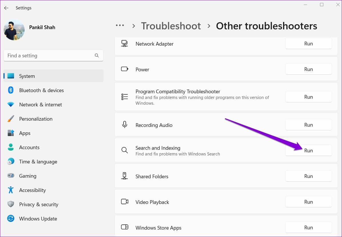 Search-and-Indexing-Troubleshooter-1-1196x831 أفضل 6 طرق لإصلاح البحث البطيء على Windows 11