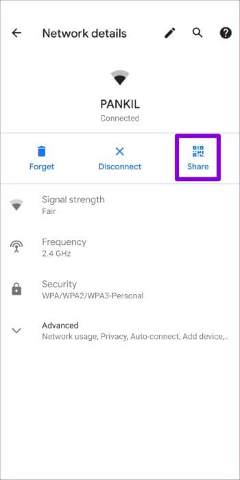 Share-Wi-Fi-Network-on-Android-512x1024-1-350x700 كيفية إظهار و عرض ومشاركة كلمات مرور Wi-Fi على Android