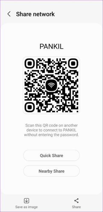 Share-Wi-Fi-Passwords-on-Samsung-Phone-500x1024-1-342x700 كيفية إظهار و عرض ومشاركة كلمات مرور Wi-Fi على Android