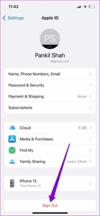Sign-Out-of-Apple-ID-on-iPhone-474x1024-1-324x700 أفضل 6 طرق لإصلاح خطأ تحديث إعدادات معرف Apple على iPhone