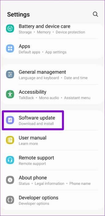 Software-Update-on-Android-500x1024-1-342x700 أفضل 6 طرق لإصلاح استمرار Microsoft OneDrive في التعطل على Android