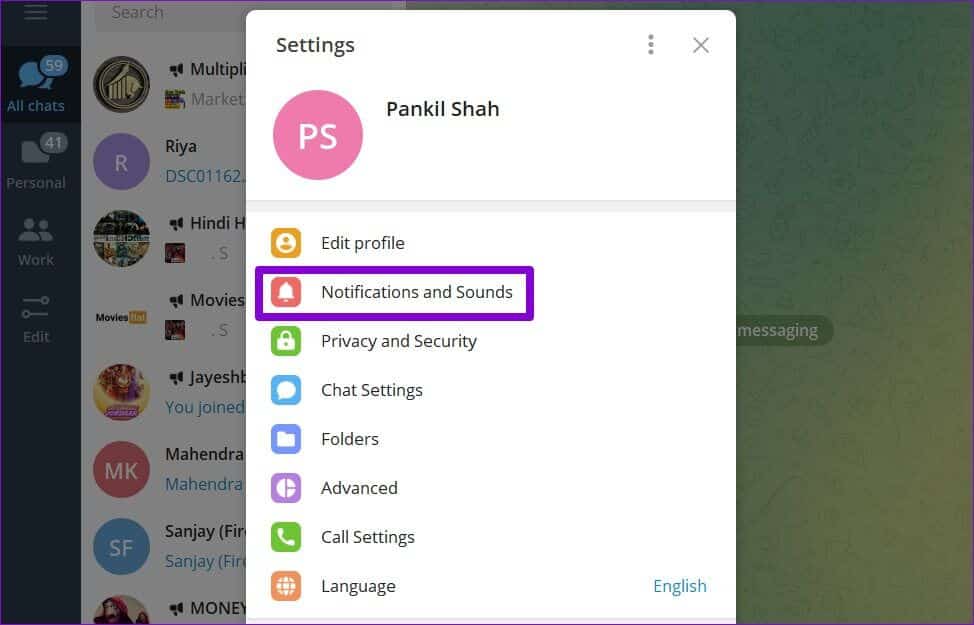 Telegram-Notification-Settings-on-Windows-974x625 أفضل 7 طرق لإصلاح عدم عمل إشعارات Telegram على Windows 10 و Windows 11
