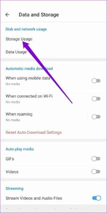 Telegram-Storage-Usage-3-513x1024-1-351x700 أفضل 6 طرق لإصلاح استمرار Telegram في التعطل على Android و iPhone