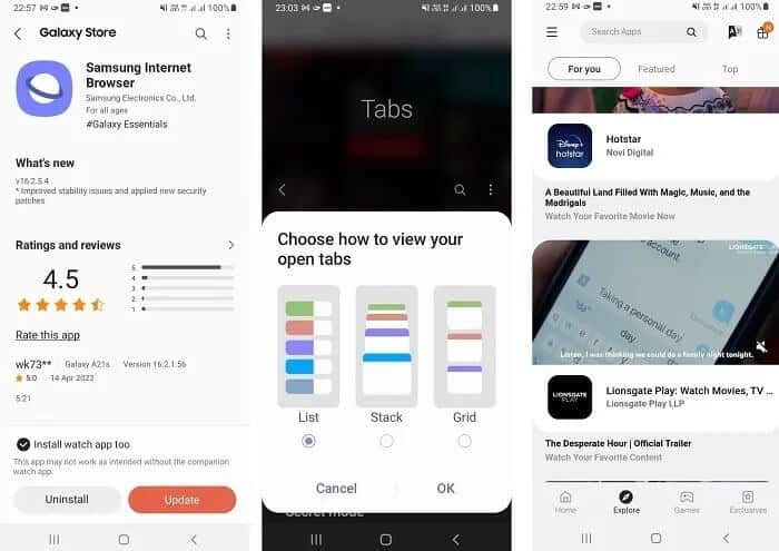 UC-Alternatives-Samsung-Internet-Browser-700x495 أفضل 12 بديلًا لـ UC Browser لنظام Android