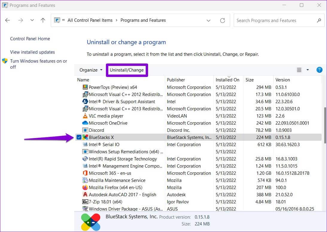 Uninstall-Program-on-Windows-11-1093x778 أهم 6 طرق لإصلاح تعذر تثبيت البرامج أو البرمجيات على Windows 11