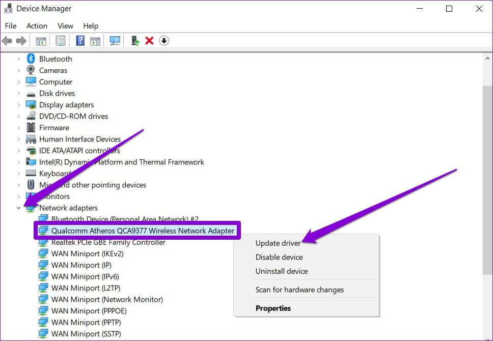 Update-Network-Adpater-on-Windows-968x670 أفضل 6 طرق لإصلاح عدم استجابة خادم DNS على Windows 11