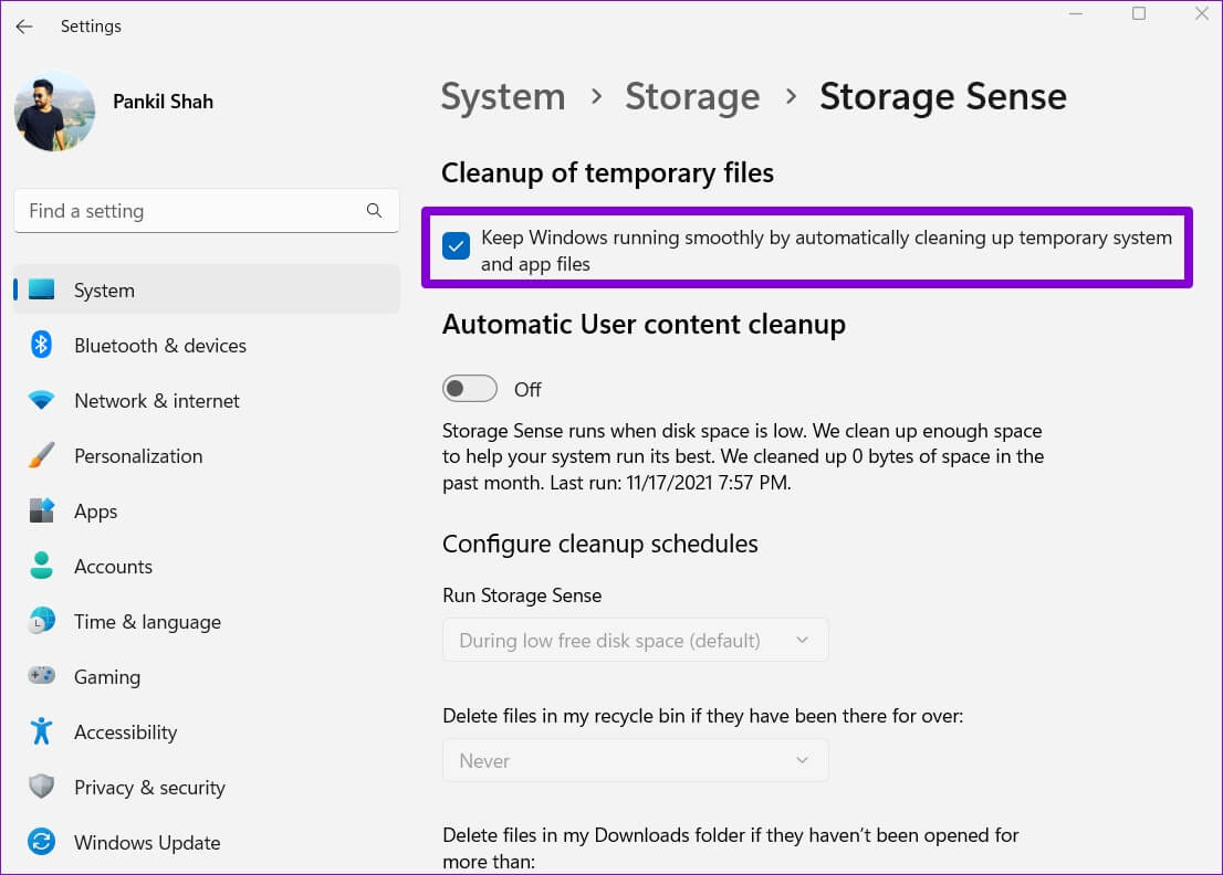 Use-Storage-Sense-to-Delete-Temporary-Files-on-Windows-1106x792 أفضل 3 طرق لحذف الملفات المؤقتة على Windows 11