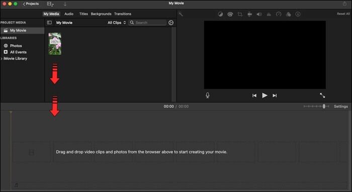 Video-to-timeline-700x383 كيفية قص مقاطع الفيديو في IMovie