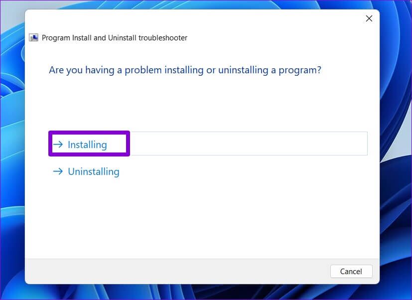 Windows-Troubleshooter-827x602 أهم 6 طرق لإصلاح تعذر تثبيت البرامج أو البرمجيات على Windows 11