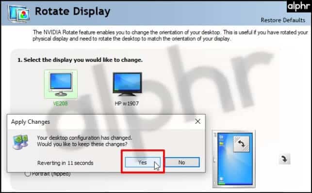 Windows-rotate-screen-via-dedicated-GPU-3d-643x399 كيفية تدوير شاشة الكمبيوتر المحمول أو الكمبيوتر الشخصي: اقلب شاشتك على جانبها