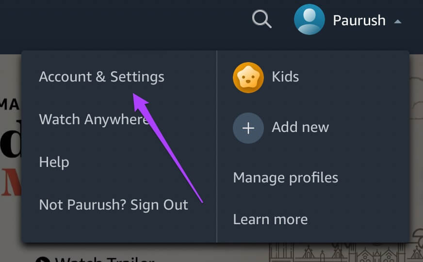 account-and-settings-prime-video-872x540 أفضل 7 طرق لإصلاح عدم عمل Amazon Prime Video على Android TV