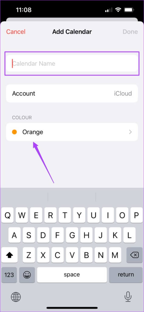 add-calendar-name-and-color-calendar-app-iphone-474x1024-1-474x1024 كيفية إضافة وإزالة العطل في تطبيق تقويم Apple
