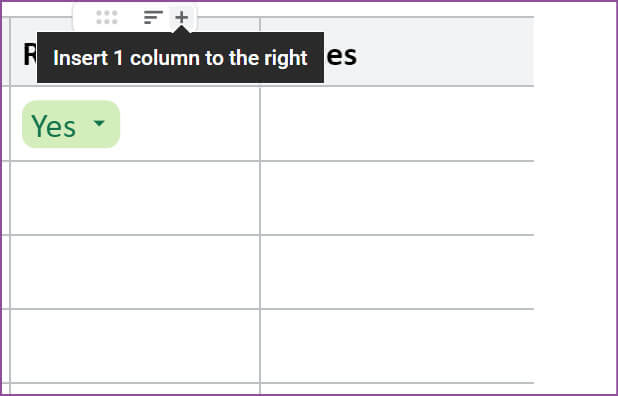 add-column-in-google-docs-618x396 كيفية إنشاء وإدارة المشاريع في محرر مستندات Google