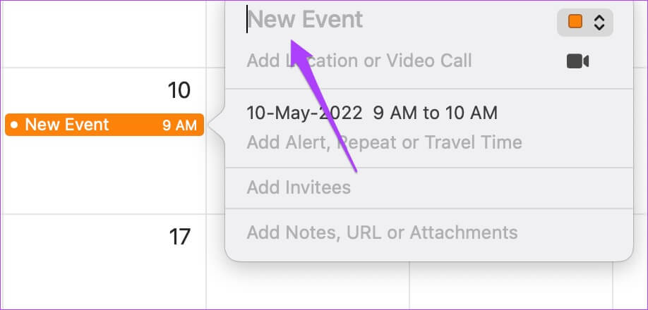 add-new-event-calendar-mac-918x440 كيفية إضافة وإزالة العطل في تطبيق تقويم Apple