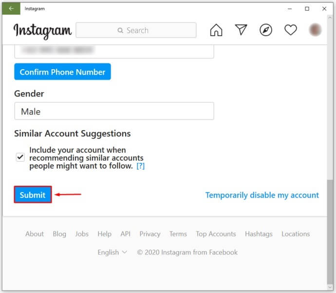 be5-690x601 كيفية تغيير عنوان بريدك الإلكتروني على Instagram
