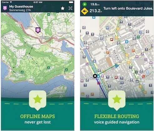 best-google-maps-alternatives-pocket-earth-492x419 12 من أفضل التطبيقات البديلة لخرائط Google التي يجب أن تجربها