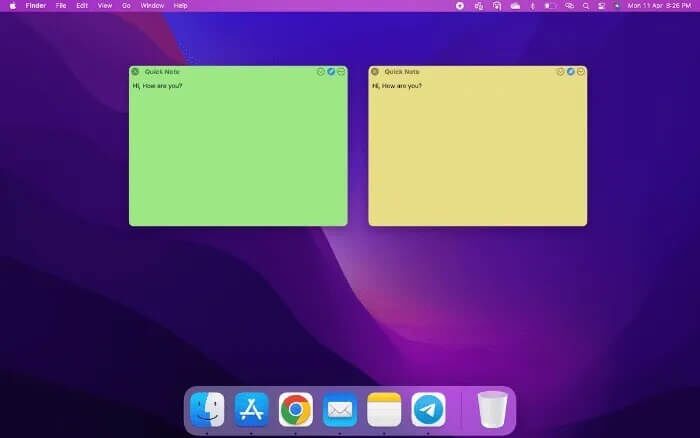 best-sticky-note-app-for-mac-quick-note-700x438 5 من أفضل تطبيقات الملاحظات اللاصقة لنظام التشغيل Mac