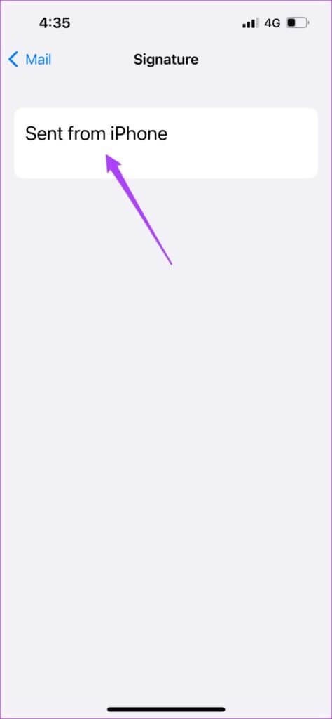 change-email-signature-mail-app-iphone-474x1024-1-474x1024 كيفية إضافة التوقيع في تطبيق Apple Mail على iPhone و iPad و Mac