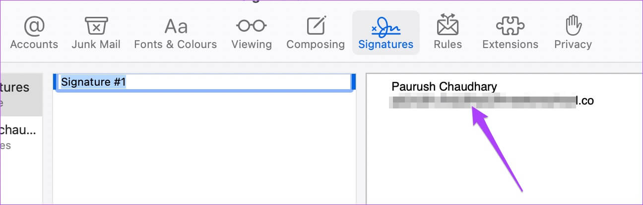 change-email-signature-salutation-mac-1296x414 كيفية إضافة التوقيع في تطبيق Apple Mail على iPhone و iPad و Mac