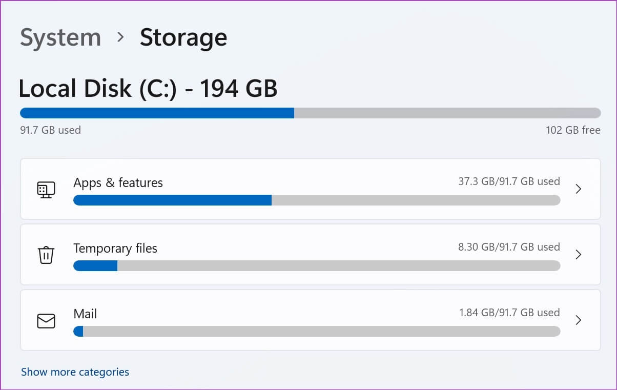 check-PC-storage-1204x761 أفضل 8 طرق لإصلاح عدم تنزيل تطبيق Xbox للألعاب على Windows 10 و Windows 11