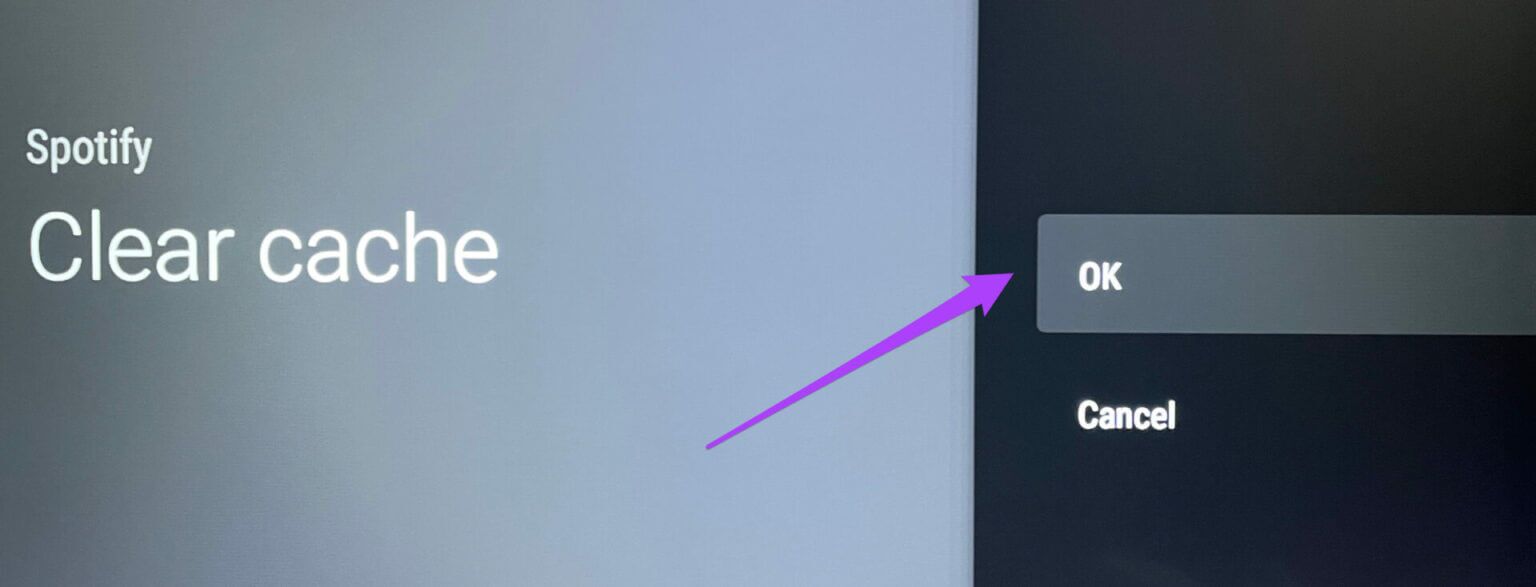clear-cache-android-tv-spotify-app-1536x587-1-1536x587 أفضل 7 طرق لإصلاح عدم عمل تطبيق Spotify على Android TV