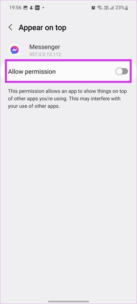 disable-appear-on-top-permission-461x1024-1-461x1024 كيفية إيقاف تثبيت التطبيقات غير المرغوب فيها على Android