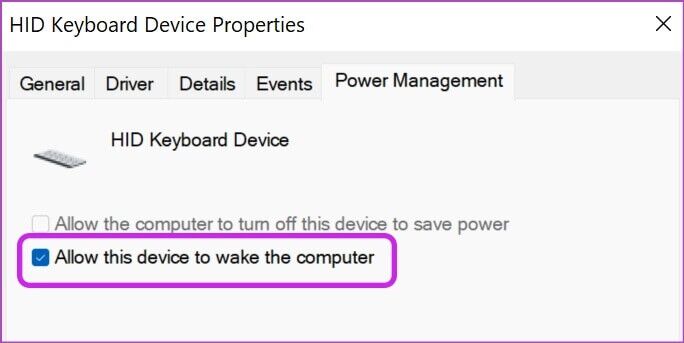 disable-keyboard-form-waking-up-computer-684x343 كيفية منع الماوس ولوحة المفاتيح من إيقاظ جهاز الكمبيوتر الذي يعمل بنظام Windows 11