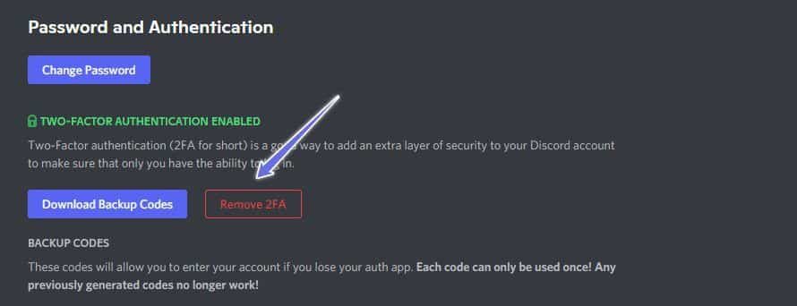 discord-desktop-remove-2fa-890x342 كيفية تمكين وتعطيل المصادقة الثنائية (2FA) على Discord