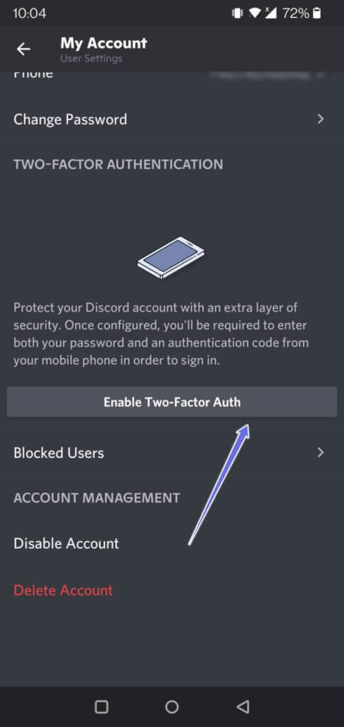 discord-mobile-enable-2fa-485x1024-1-485x1024 كيفية تمكين وتعطيل المصادقة الثنائية (2FA) على Discord