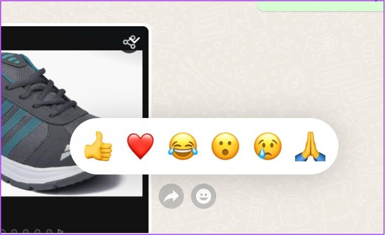 emoji-options-chat-reaction-whatsapp-windows-macos-762x466 كيفية إرسال تفاعلات الرسائل على WhatsApp باستخدام رموز تعبيرية مختلفة