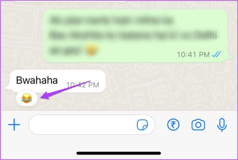 emoji_reactiion_whatsapp_iphone-768x517-1-768x517 كيفية إرسال تفاعلات الرسائل على WhatsApp باستخدام رموز تعبيرية مختلفة