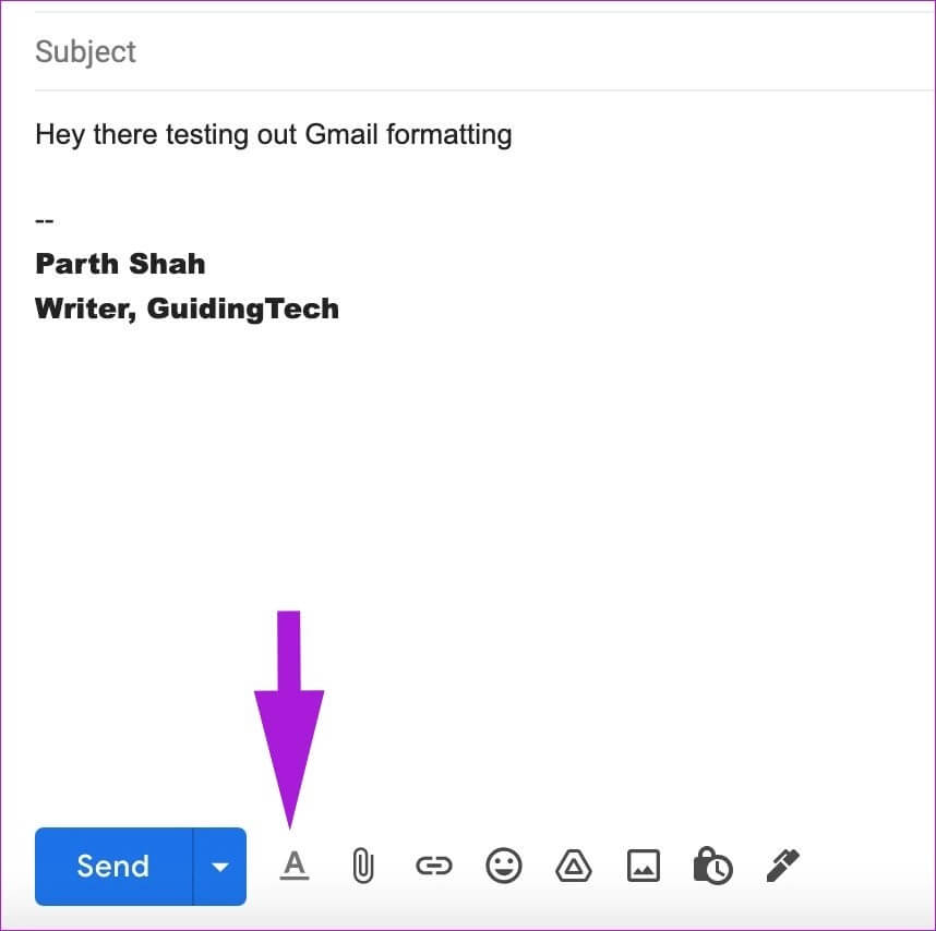 enable-formatting-options-in-gmail-858x854 كيفية تغيير نمط الخط في Gmail على الويب والجوال