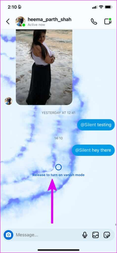 enable-vanish-mode-473x1024-1-473x1024 كيفية إرسال رسائل صامتة ومختفية على Instagram