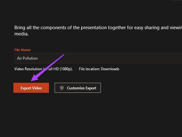 export-ppt-as-video-on-windows-583x437 كيفية تحويل ملف PowerPoint إلى فيديو على Mac و Windows