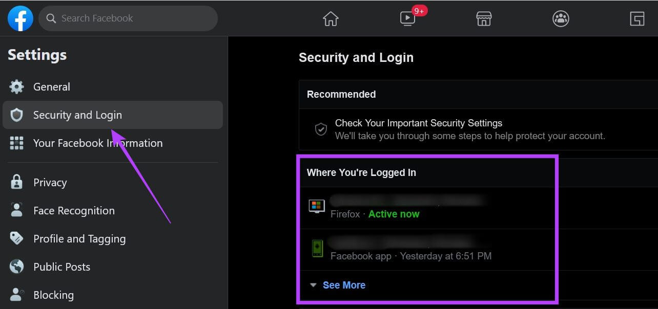 facebook-logged-in-1284x604 كيفية إيقاف تشغيل حالتك النشطة على Facebook