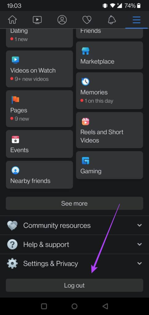 facebook-mobile-direct-log-out-485x1024-1-485x1024 كيفية إيقاف تشغيل حالتك النشطة على Facebook