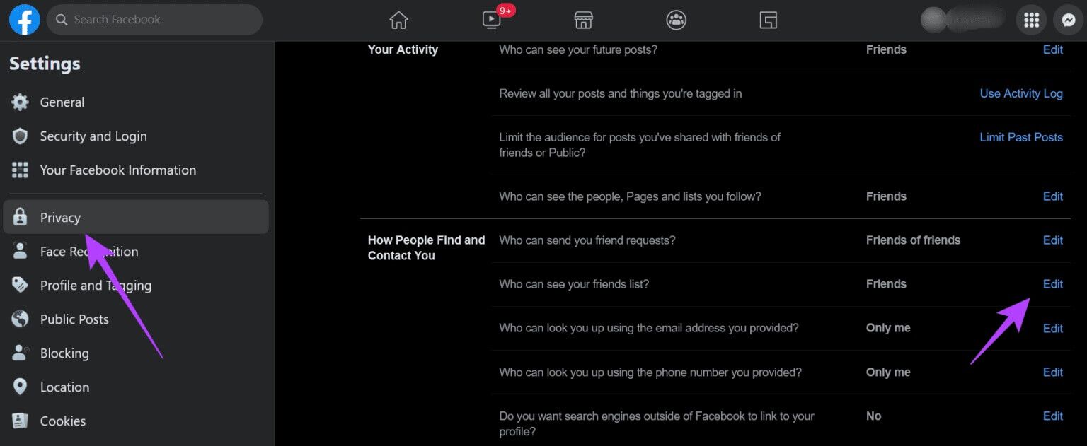 facebook-pc-who-can-see-friend-list-1536x631-1-1536x631 كيفية إخفاء قائمة أصدقائك على Facebook على سطح المكتب والجوال