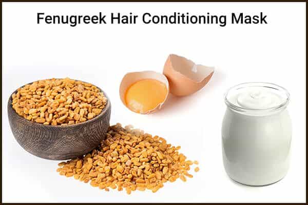6 فوائد لبذور الحلبة للشعر و 4 طرق لاستخدامها - skin-beauty fenugreek hair conditioning mask 600x400 - 6 فوائد لبذور الحلبة للشعر و 4 طرق لاستخدامها